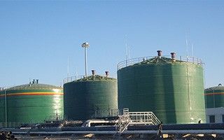 GRP storage tanks 3000m3 group for Jidong Oilfield