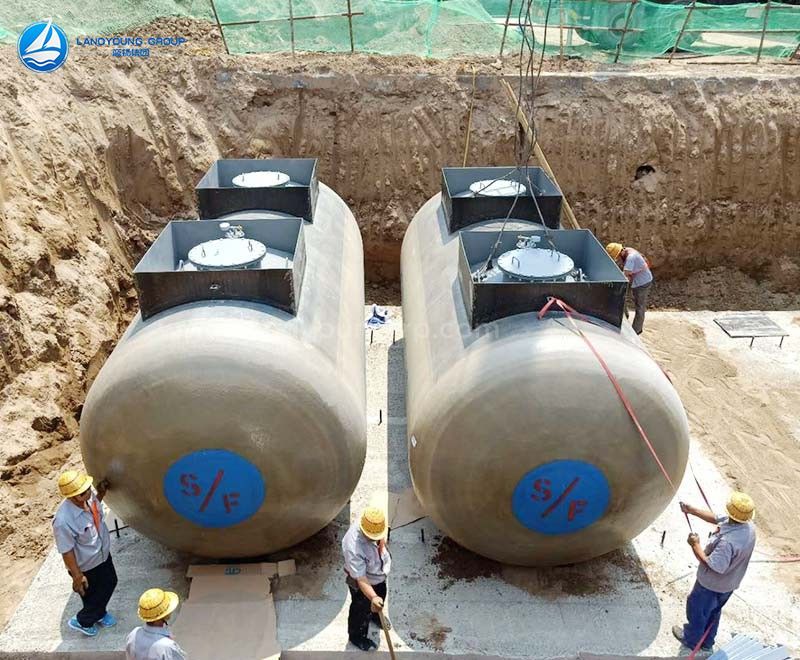 FRP Double Wall Fuel Storage Tank