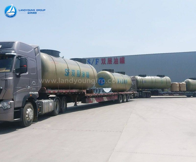 FRP Double Wall Fuel Storage Tank