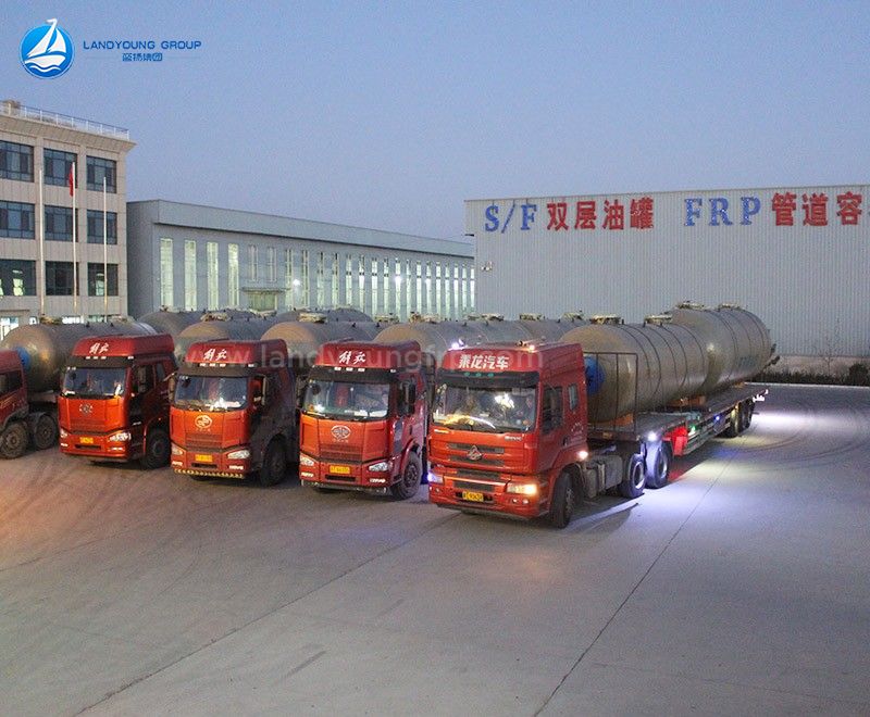 FRP Double Wall Fuel Storage Tank