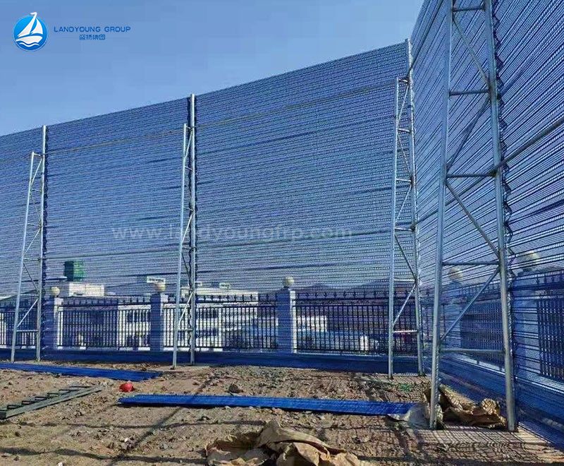 FRP Windbreak and Dust Suppression Wall