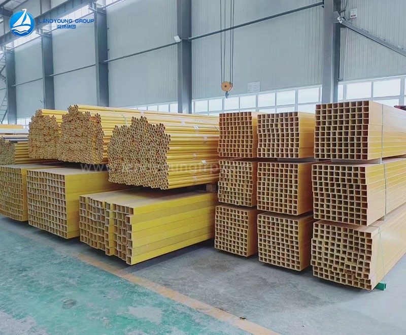 FRP Round Rectangular Pipe