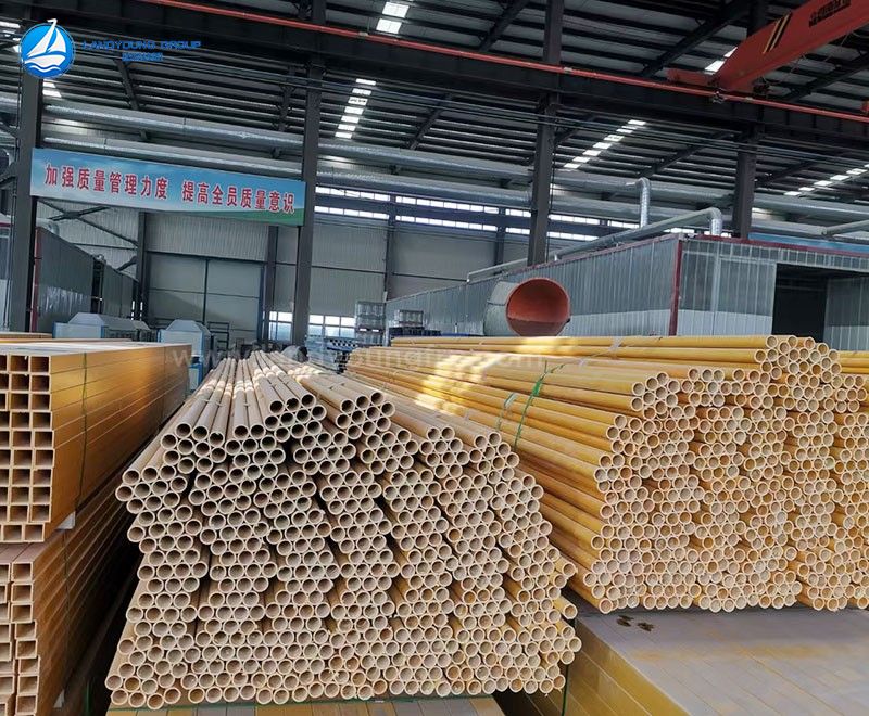 FRP Round Rectangular Pipe