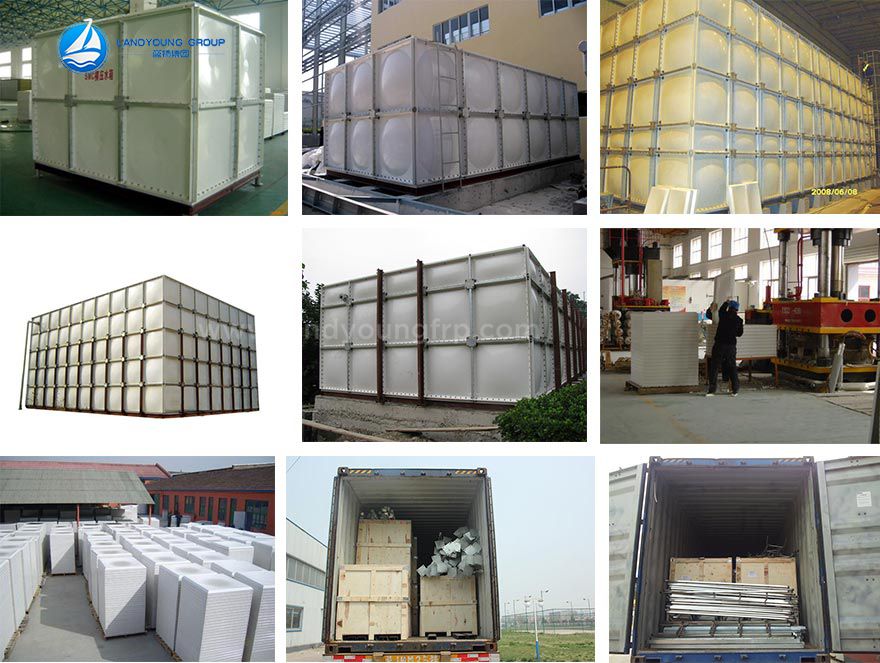 SMC GRP (or FRP) Water Tank